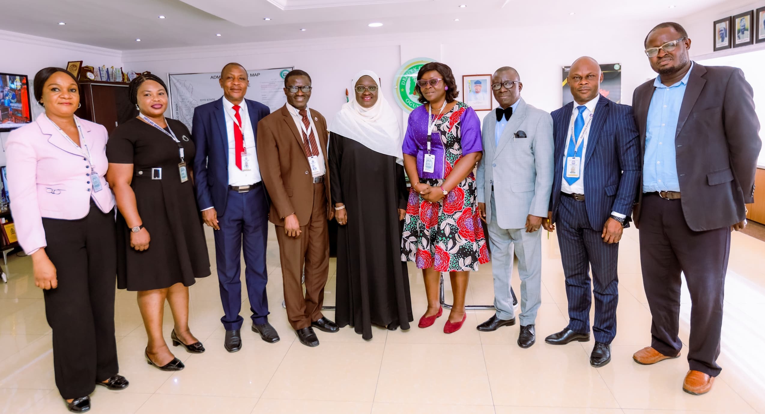 chrisland university welcomes new ogun ndlea commandant rabe pledges partnership combat drug abuse